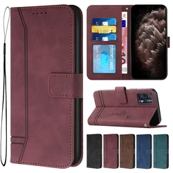Wallet With Hand Strap Leather Card Case For Realme 10 10 Pro 5G 9 4G 8 Pro 7 C30 C31 C35 OPPO Find X5 X5 Pro F21 F17 A96 A95