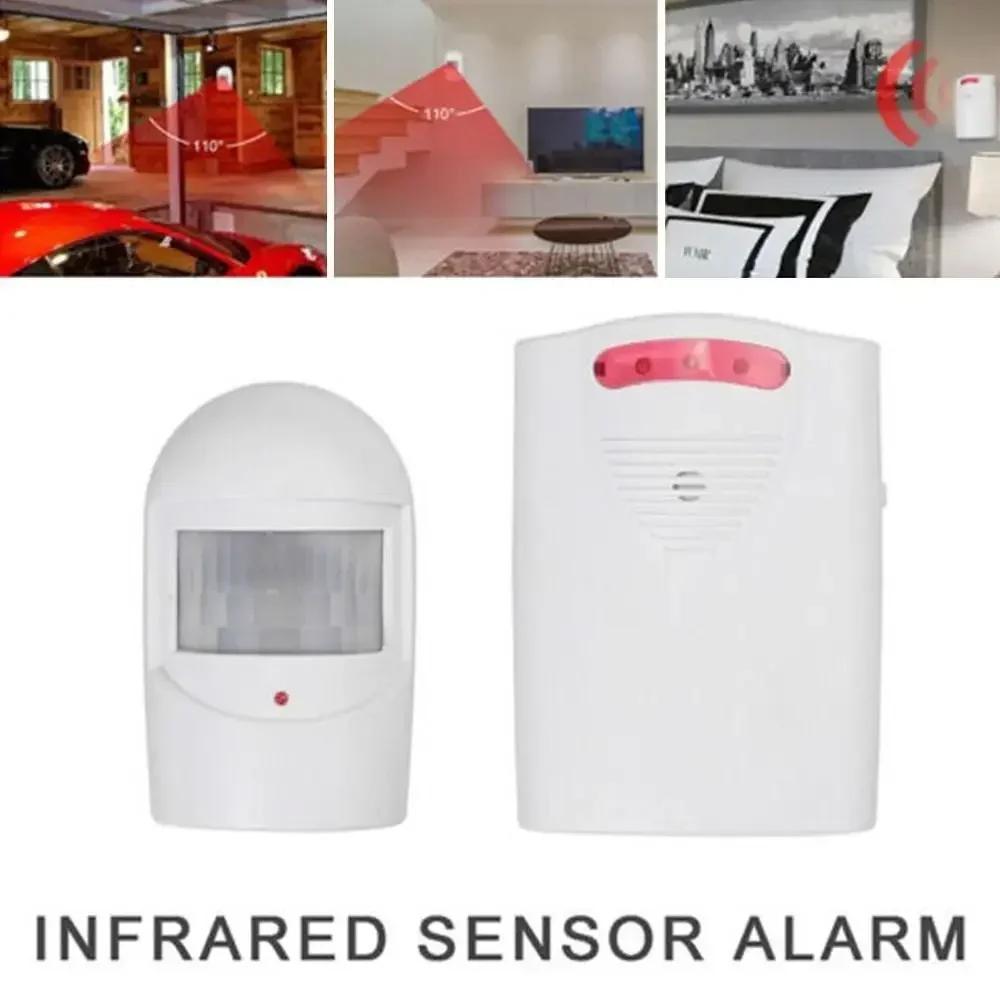 Weatherproof Security Visitor Reminder PIR Driveway Alert Sensor Garage Alarm System Burglar Alarm Motion Sensor