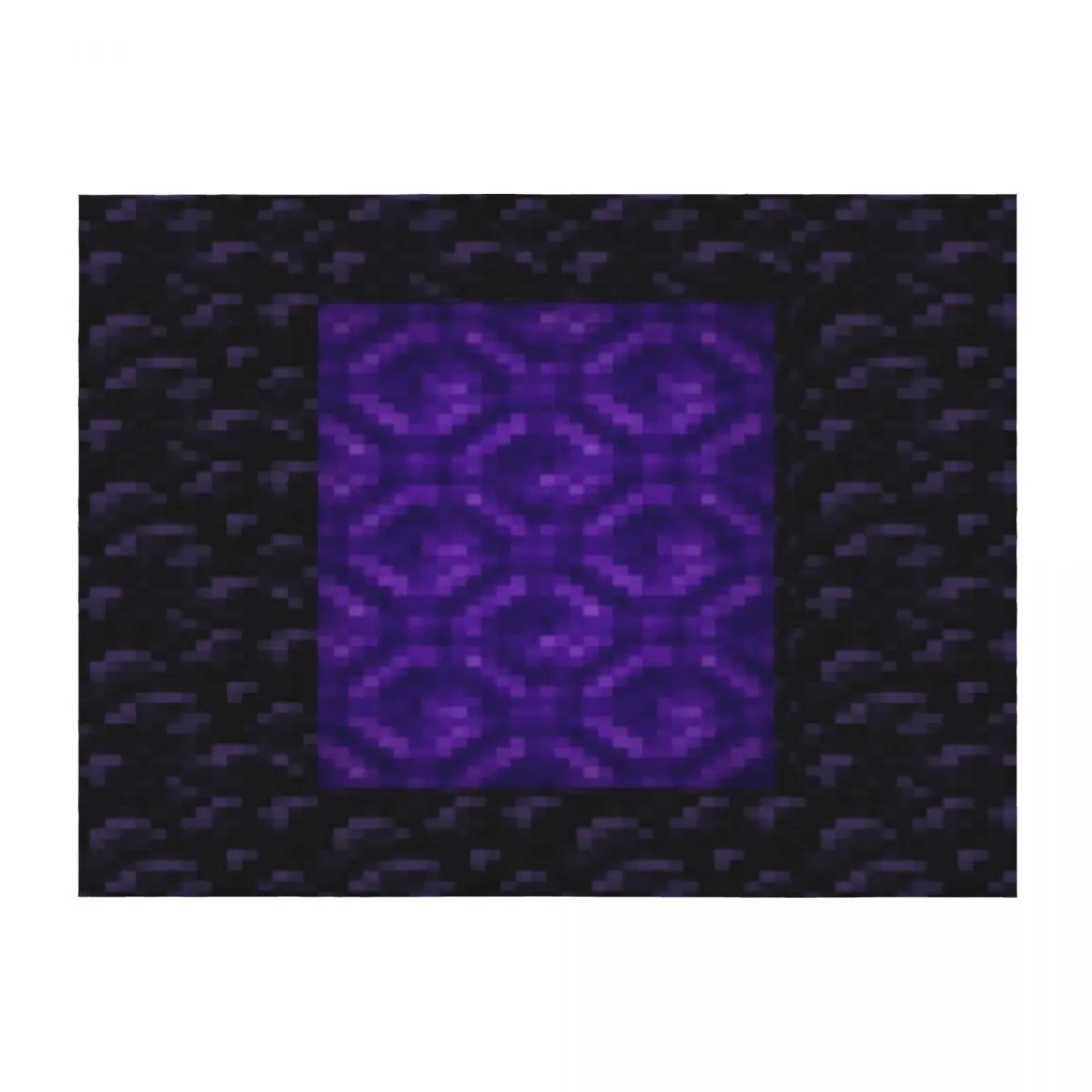 

Nether Portal Pixel Blanket Throw Blanket for winter funny gift Sleeping Bag Hairys Blankets