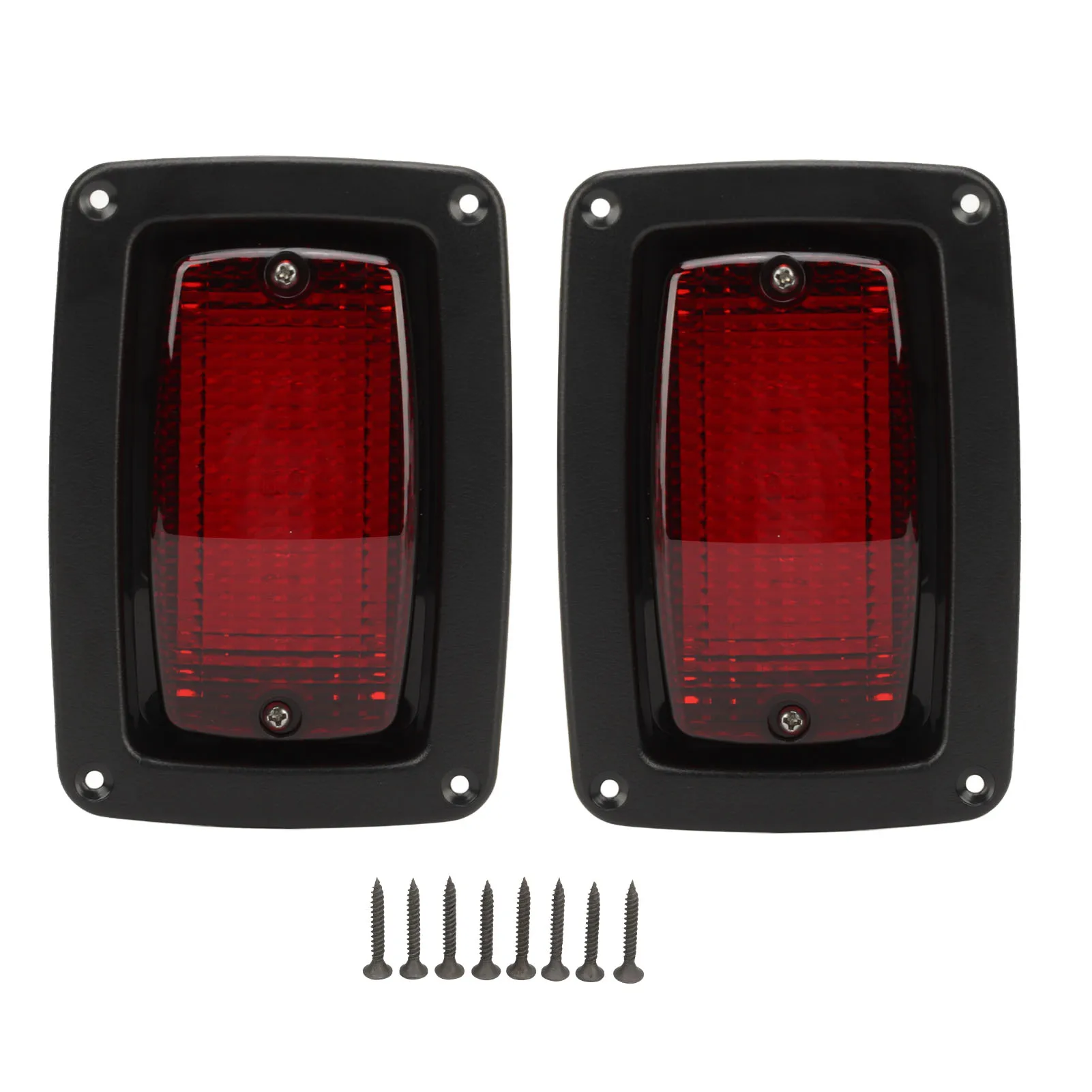 

1Pair LED Tail Light 1017035 DC12V High Brightness Stylish Appearance Golf Cart Tail Light Kit Replacement for Club Car DS Model