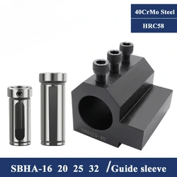 SBHA16-20 SBHA20-25 SBHA25-25 tornio diametro interno utensile ausiliario manicotto tornio meccanico D16 D20 D25 D32 manicotti guida tornio