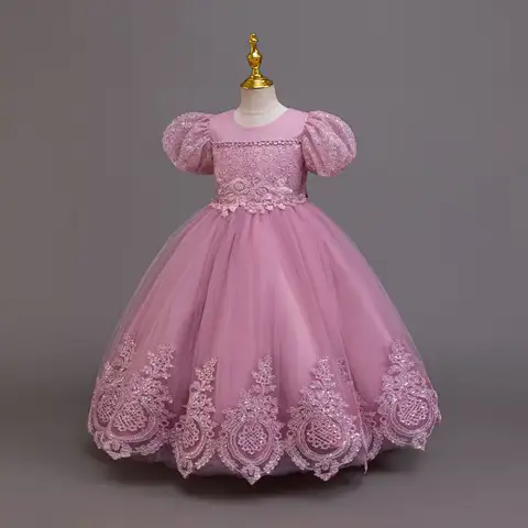 10 best sales Bröllopsklänningar för flickor 7 till 8 år - №3