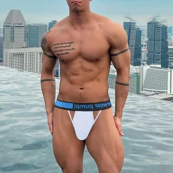 Men's Modal Underwear Men Panties Underpants Sexy Low Waisted Hollow Out Jockstrap Thongs Briefs Sissy Calzoncillos Hombre