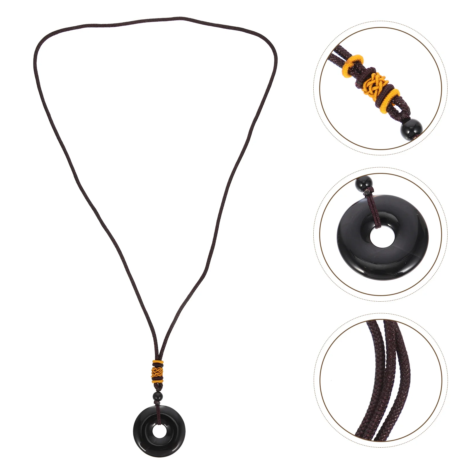 الرجعية السلام قلادة دائم الرقبة الديكور حجر قلادة الخرز الطبيعي الأزياء والمجوهرات القلائد العصرية الهدايا