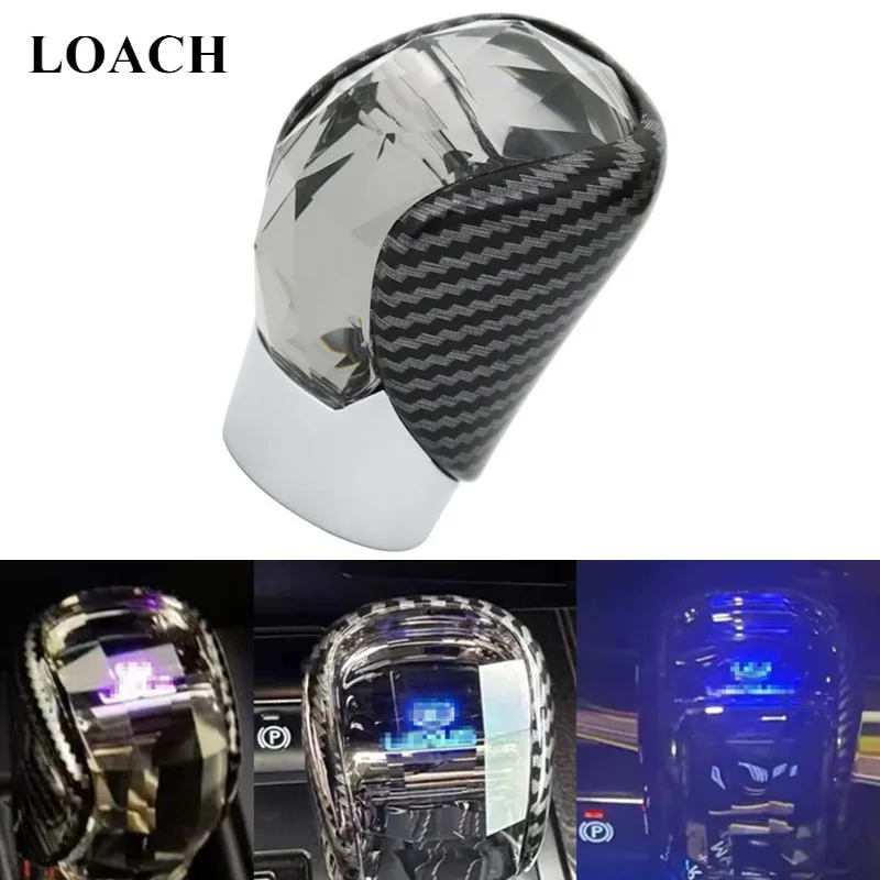 AT Crystal LED Light Luminous Gear Shift Knob For Lexus ES350 GS350 IS250 NX300 RX350 ES NX RX IS GS RC Stick Pen POMO Arm Ball