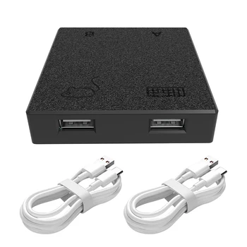 Black fast Deskhop keyboard mouse sharing converter USB kvm switch for PC