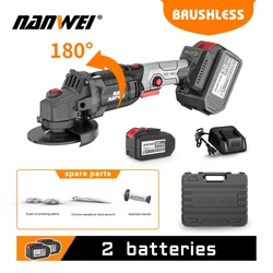 Electric Brushless angle grinder lithuim battery cordless angle grinder