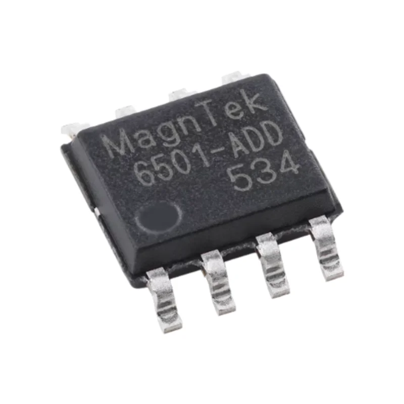 5pcs Original MT6501CT-ADD SOP-8 Magnetic Encoder Chip Online Programmable Angle Position Sensor IC