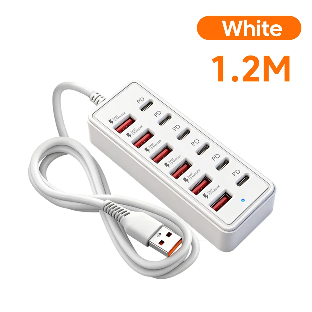 12-in-1 USB Charger Station (6 USB-A + 6 USB-C) image