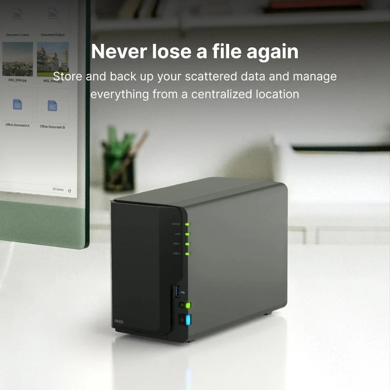 2-Bay NAS DS223 (ohne Festplatte)