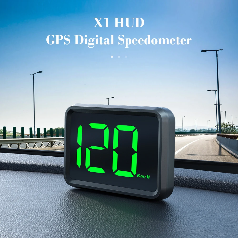 GPS HUD Head Up Display Universal Digital Tachometer für Auto Große Schrift Geschwindigkeit Meter KM/H MPH Auto Elektronik Zubehör