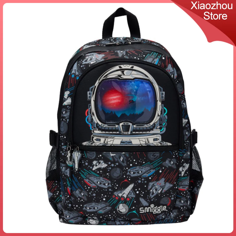 

Genuine Australian Smiggle Children Student Schoolbag Meal Bag Lunch Box Pencil Bag Black Backpack Water Cup Students' Supplies