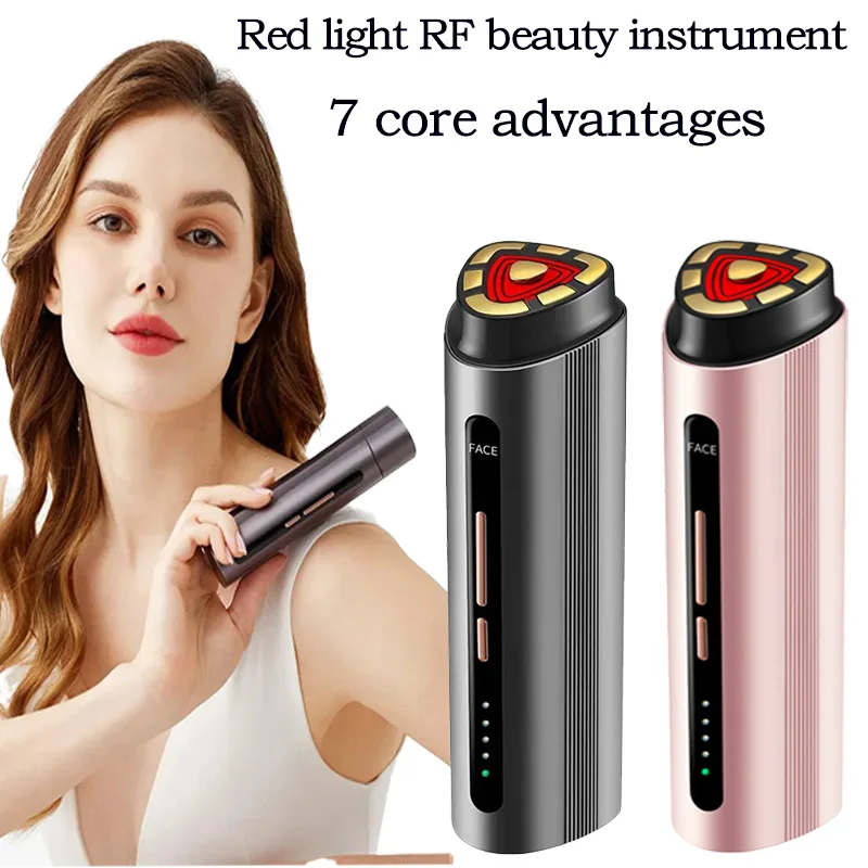 7 المزايا الأساسية جهاز تجميل الوجه تردد الراديو شد الجلد العميق EMS معدات التجميل الضوء الأحمر لمكافحة التجاعيد #1