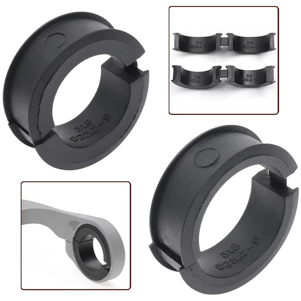 Thickened bracket gasket for bicycle computer frame scratch protection 31 8mm to 25 4mm 22 2mm handlebar washer