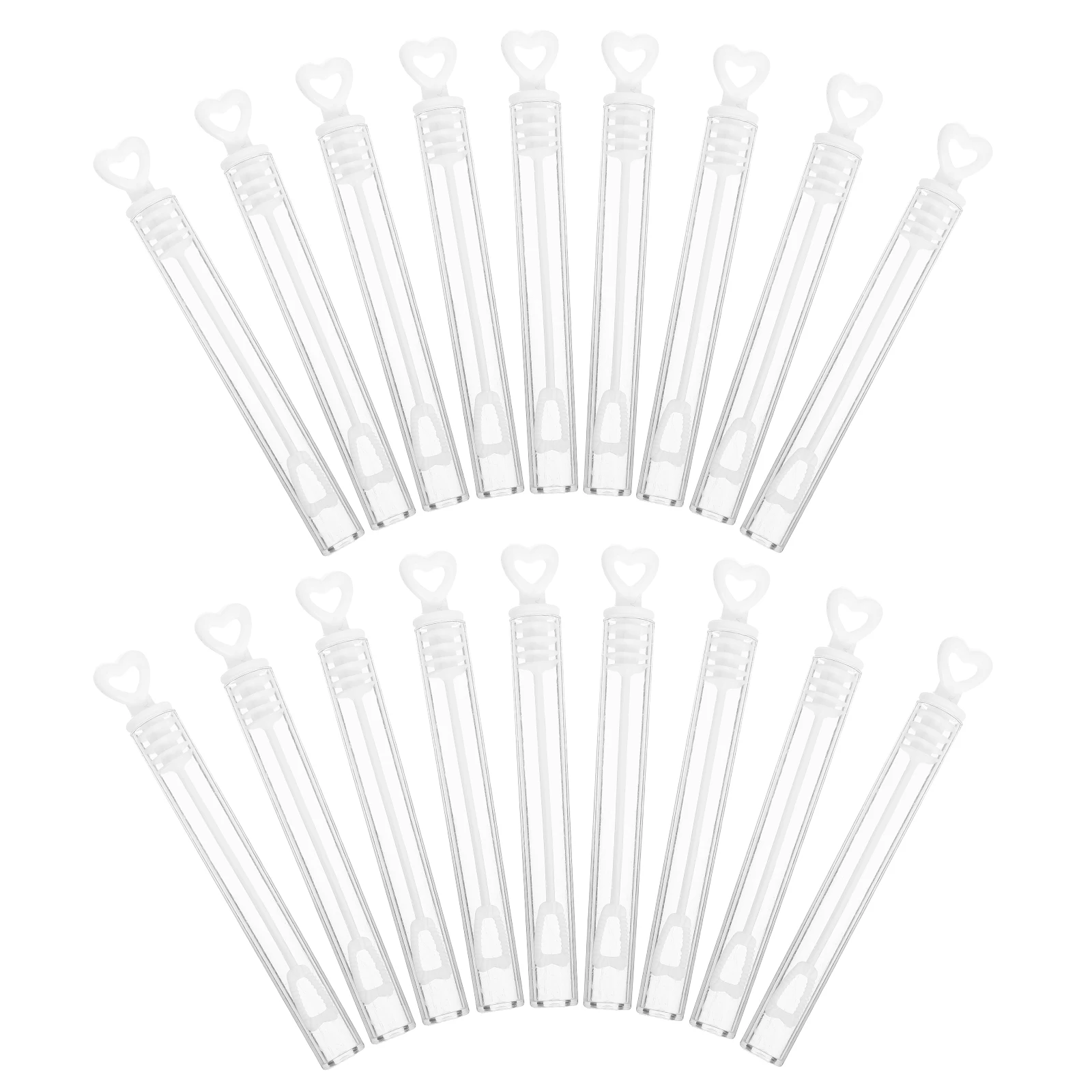 

48pcs Heart Tubes Clear Wedding Party Favors Sticks Kids Lightweight Outdoor Fun