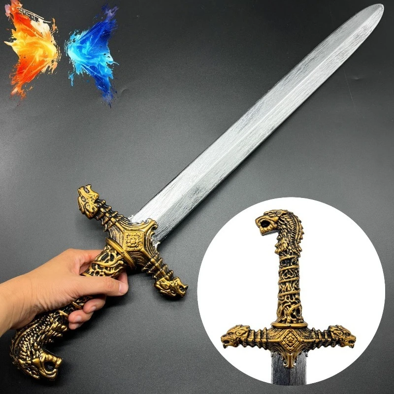 

72cm/28.35in Oath Sword Samurai Plastics Weapons Model Props Anime Cosplay Peripherals Halloween Party Supplies Outdoor Toy Gift