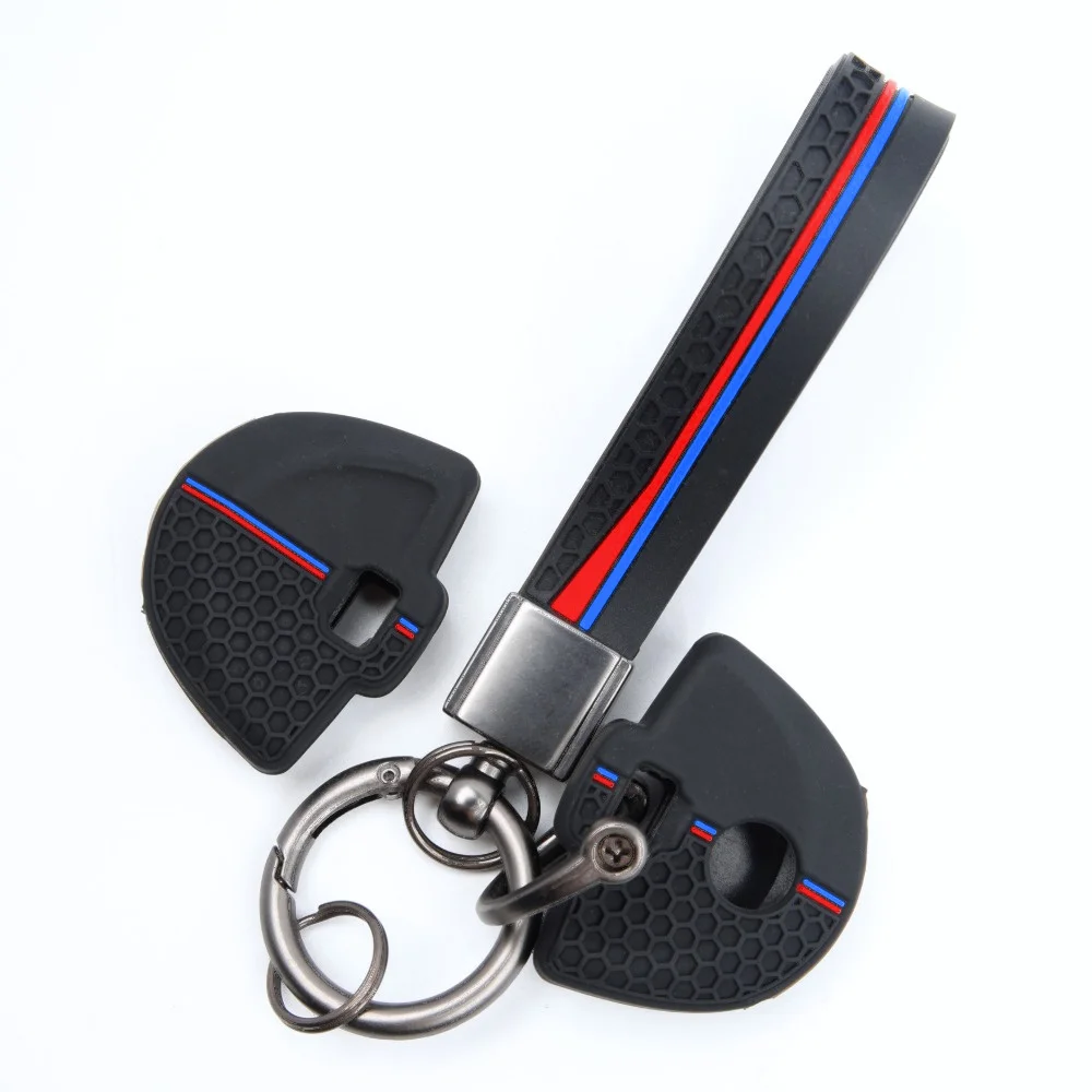 Protective Silicone Key Cover For BMW F750GS F850GS R1200GS R1250GS S1000XR S1000RR G310R G310GS Motorcycle with hand strap
