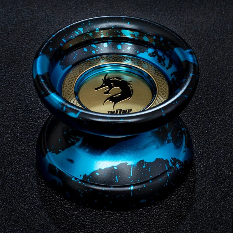 AS96-Professional Butterfly Yoyo Alloy Responsive Yoyo 10 Ball Bearing Yoyo For Advanced Player With 10 Strings