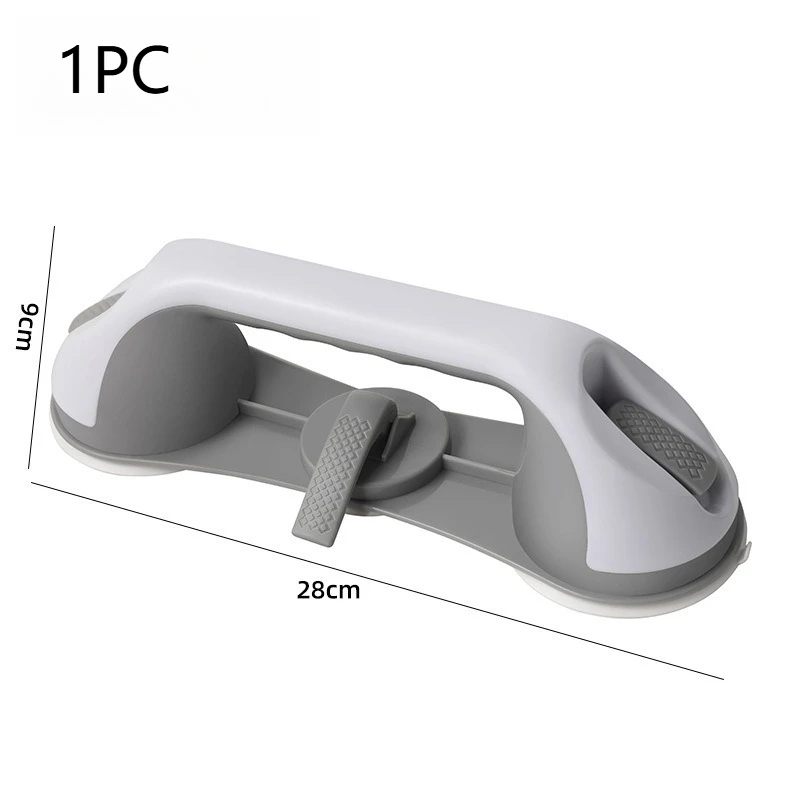 Suction Grab Bar Multifunctional Door Handle Punch Free Bathroom Shower Anti Slip Handrail Elderly Safety Firm Fall Protection