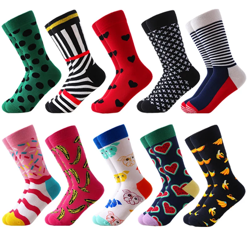 Tide brand animal socks men\'s European and American fashion street style cotton socks