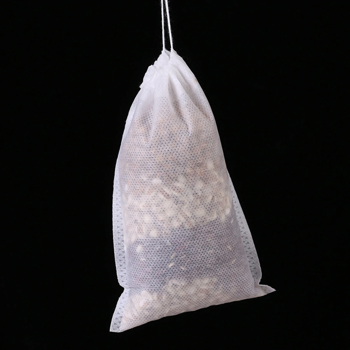 100pcs Degradable Tea Bags Large Size Disposable Tea Bags for Spice Herb Loose Tea Infuser with String Heal Seal Filters Teabags