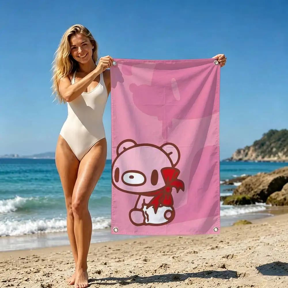 G-Gloomy Bear CUTE  Flags for Bedrooms Home Decor Items Outdoor Decors Garage Decoration Flaga