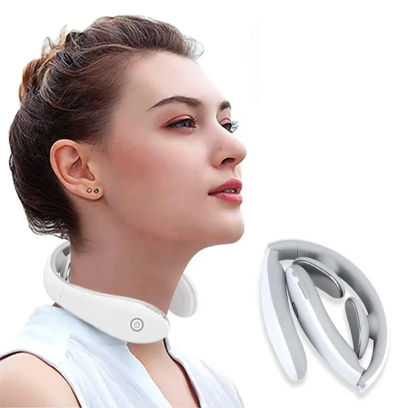 

Folding Portable Own Brand Electric Smart U-Shaped Neck Massager Collar Belt Heating Health Care