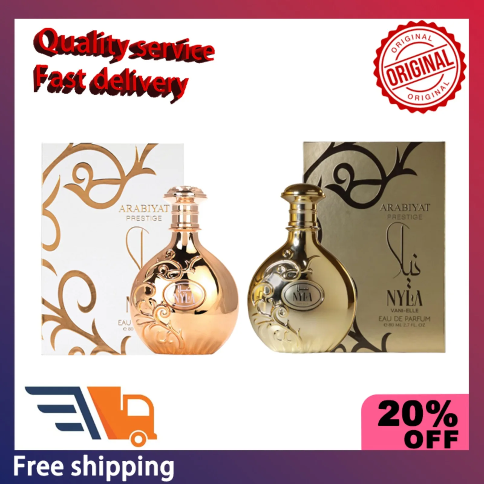 

80ml Original Arab Perfumes High Quality Eau de Parfum Spray for Unisex Lasting Wood Fragrance Pheromones Perfume Present Makeup