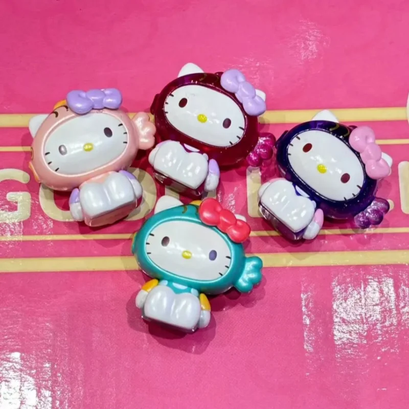 Nuovo disponibile autentico Hellokitty Joyful Encounter Koi Cute Bean Hello Kitty Blind Box Mini fatto a mano carino decorazione ragazza regalo