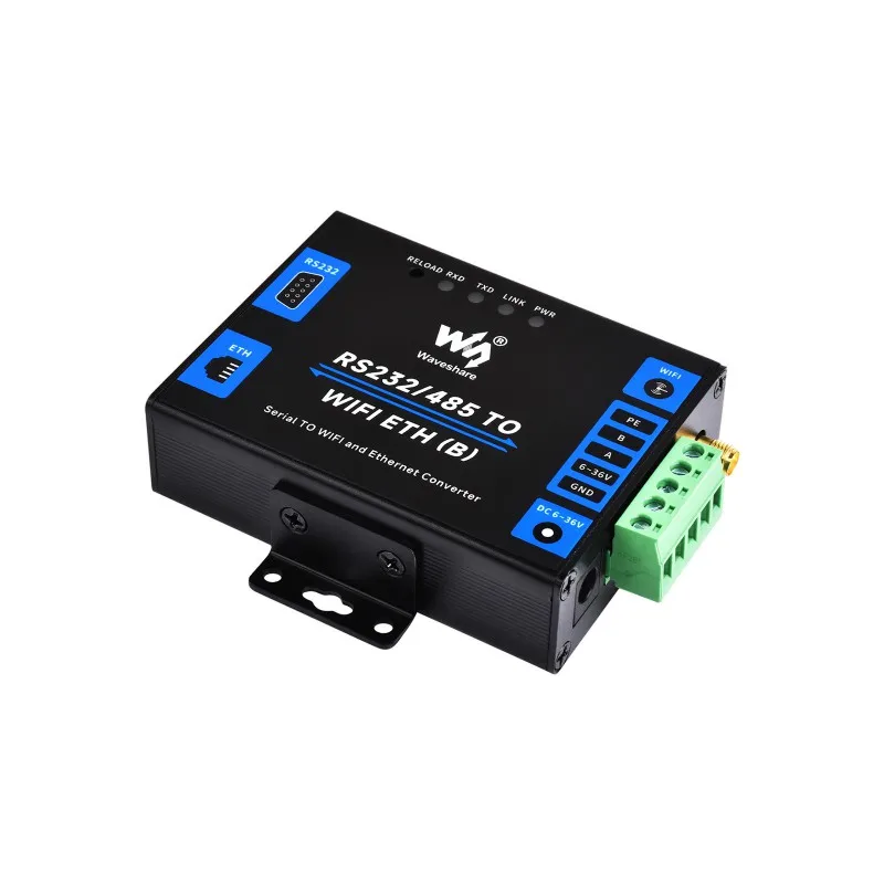 

Сервер последовательного порта RS232/RS485 с WIFI и Ethernet Модуль связи Modbus на DIN-рейку