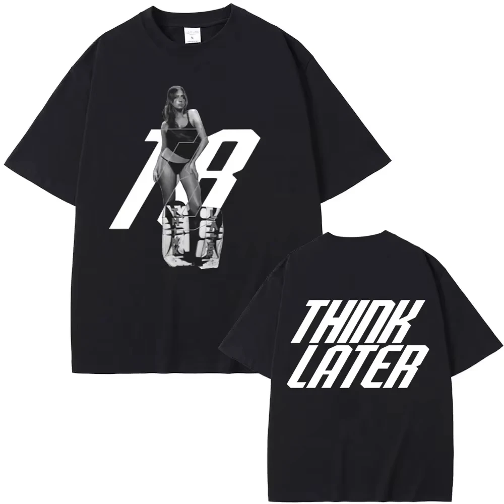 2025 موضة المغني تيت ماكراي T8 الموسيقى تي شيرت الرجال النساء تي شيرت تقليدي الصيف القطن المتضخم قصيرة #4