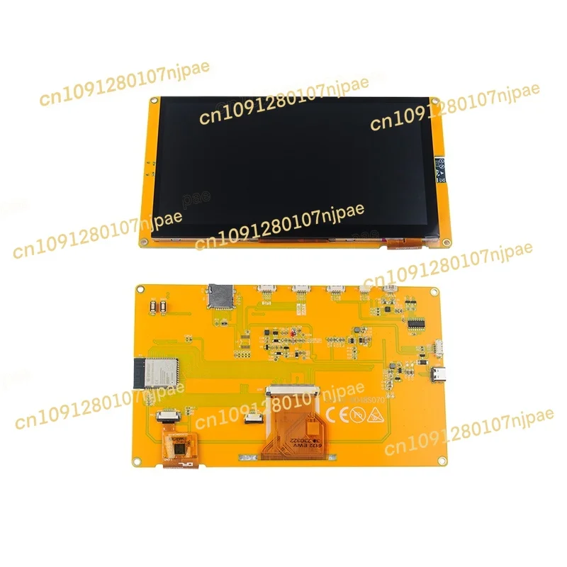 ESP32-S3 7.0 بوصة شاشة عرض ذكية RGB LCD TFT وحدة 7 "شاشة تعمل باللمس بالسعة 8M PSRAM 16M فلاش ESP32-8048S070C