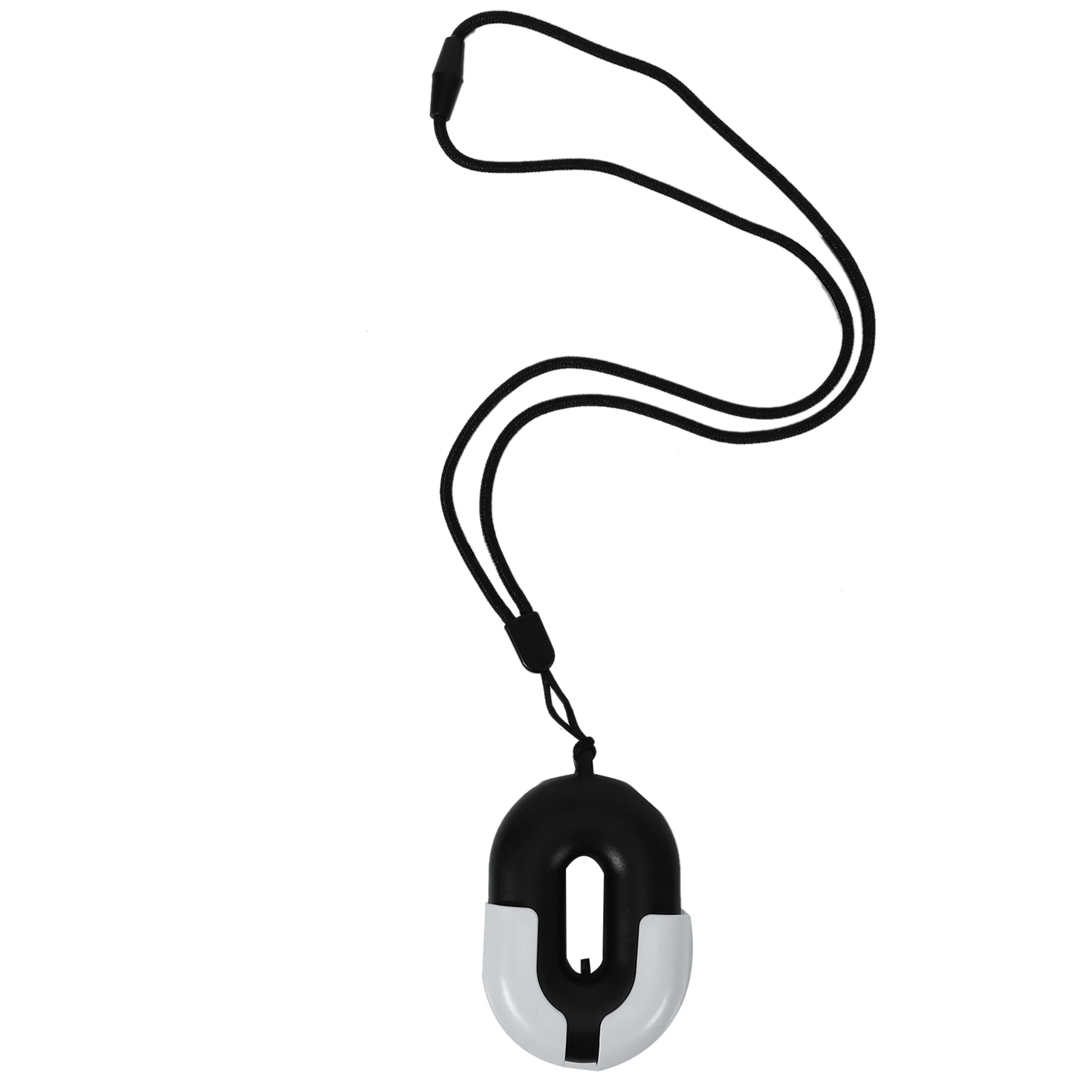 B46C Personal Wearable Air Purifier Necklace Mini Portable Air Freshner Ionizer Negative Generator Low Noise Black