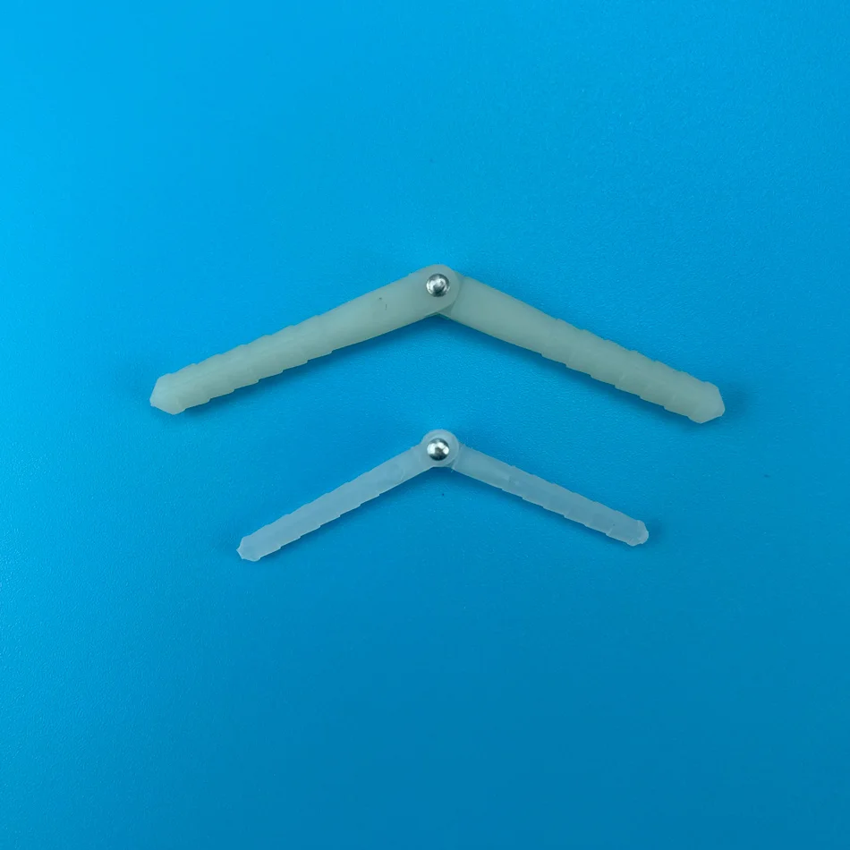 20Pcs/Lot Plastic Pin Hinge Needle Loose Leaf DIY Toy Accessories For RC Fixed-wing Light Airplane Model Parts