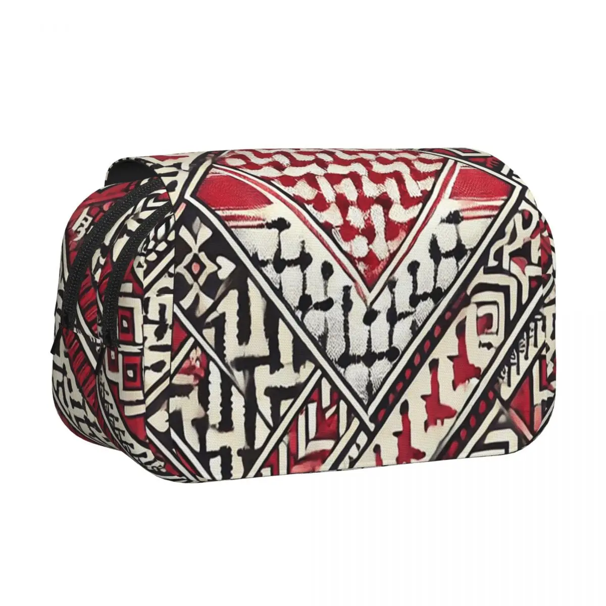 Jordanian Koofiyeh Shemagh Pencil Case Pencil Pouch Hard Shell Leather Big Capacity Pen Box Pencil Bag for Boy Girl School