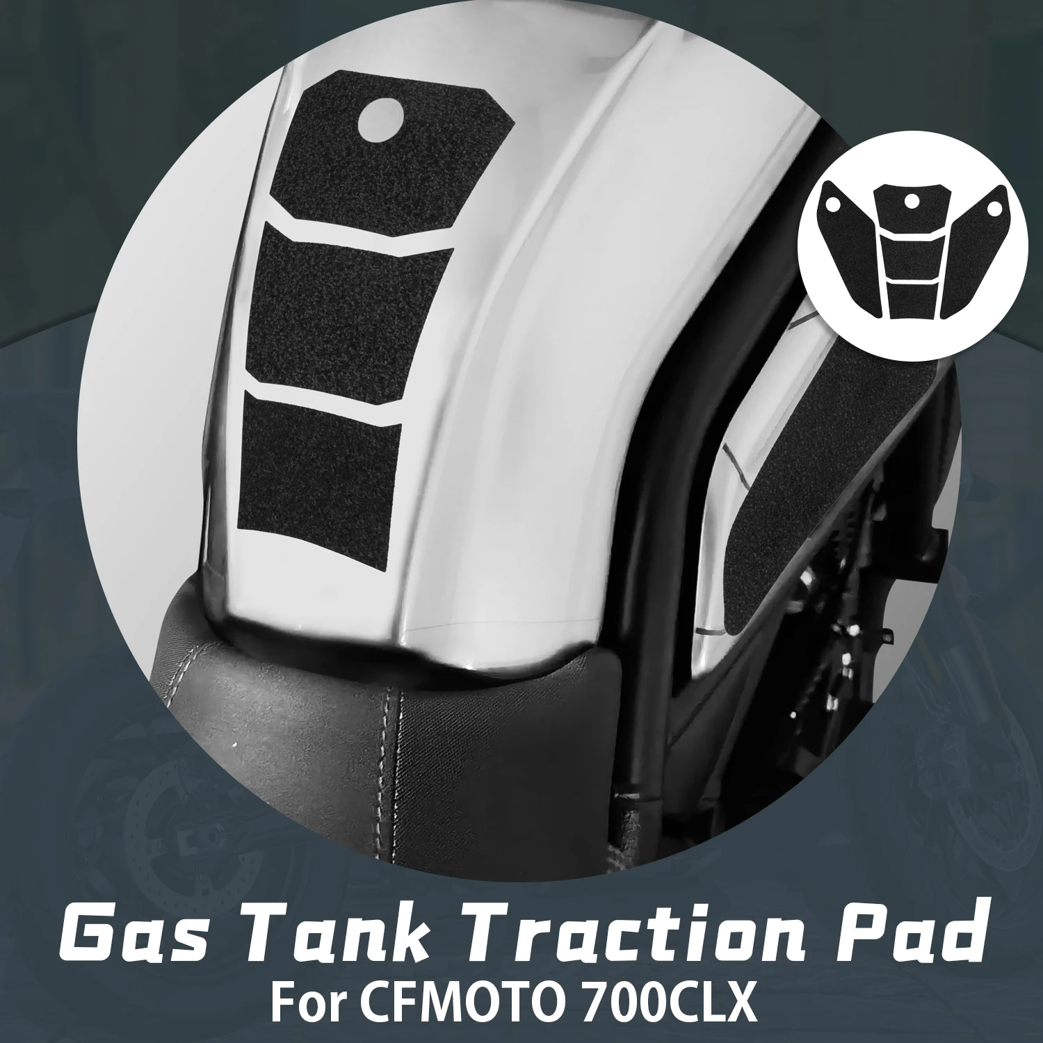 

Motorcycle Accessories Anti slip Fuel Tank Pads Gas Knee Grip Traction Sticker Protector For CFMOTO 700clx 700CLX