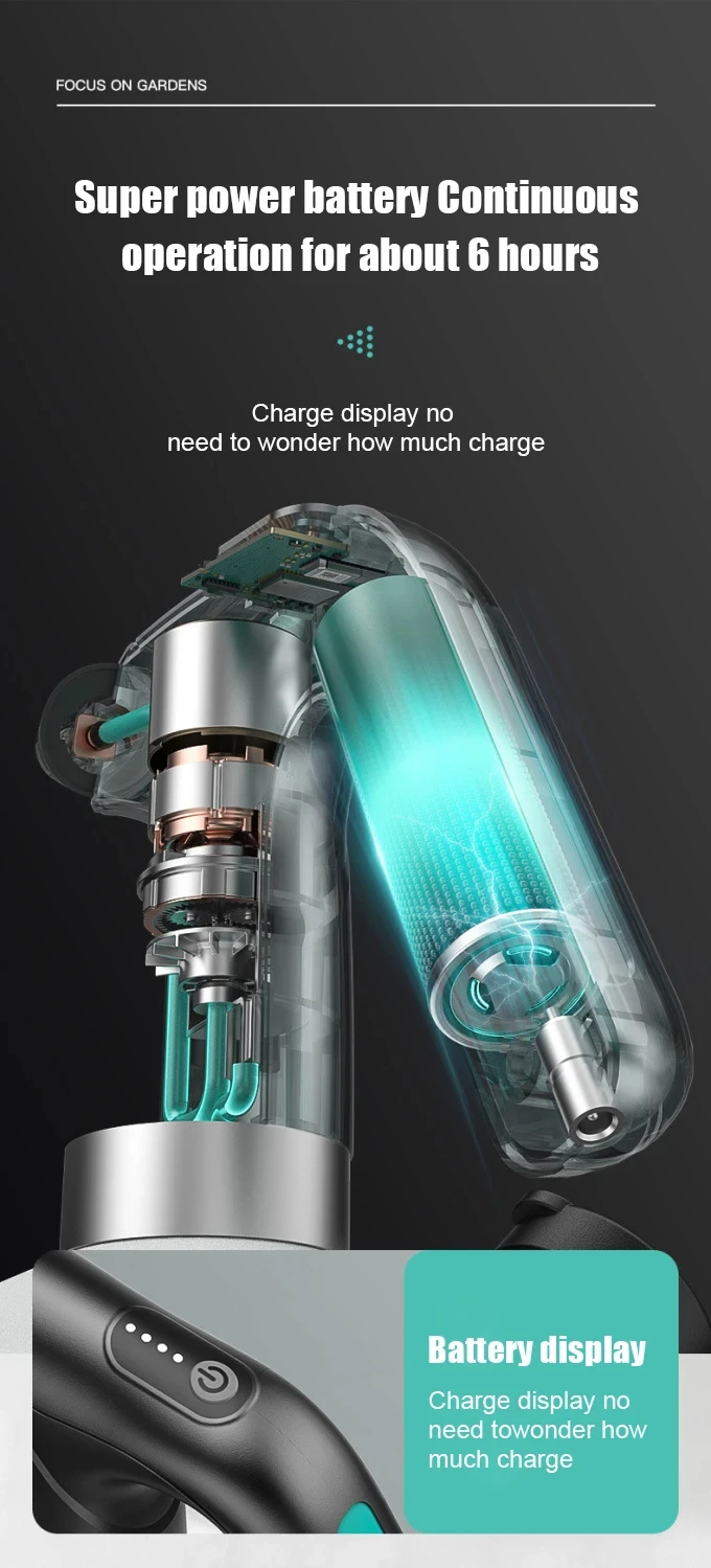 HOMEFISH 2L Elektrische Pflanzensprühflasche Automatischer Bewässerungszerstäuber USB Elektrischer Desinfektionssprüher Bewässerungsmaschine für Pflanzen – Detail 6