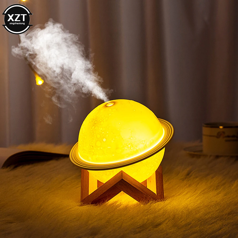 Planet Light Humidifier USB Desktop Ultrasonic Humidifier Bedroom Bedside Night Light Mini Aromatherapy Diffuser Humidifier