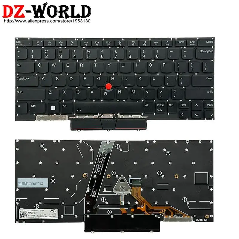 UK US English JP Japanese Keyboard for Lenovo Thinkpad X1 Nano