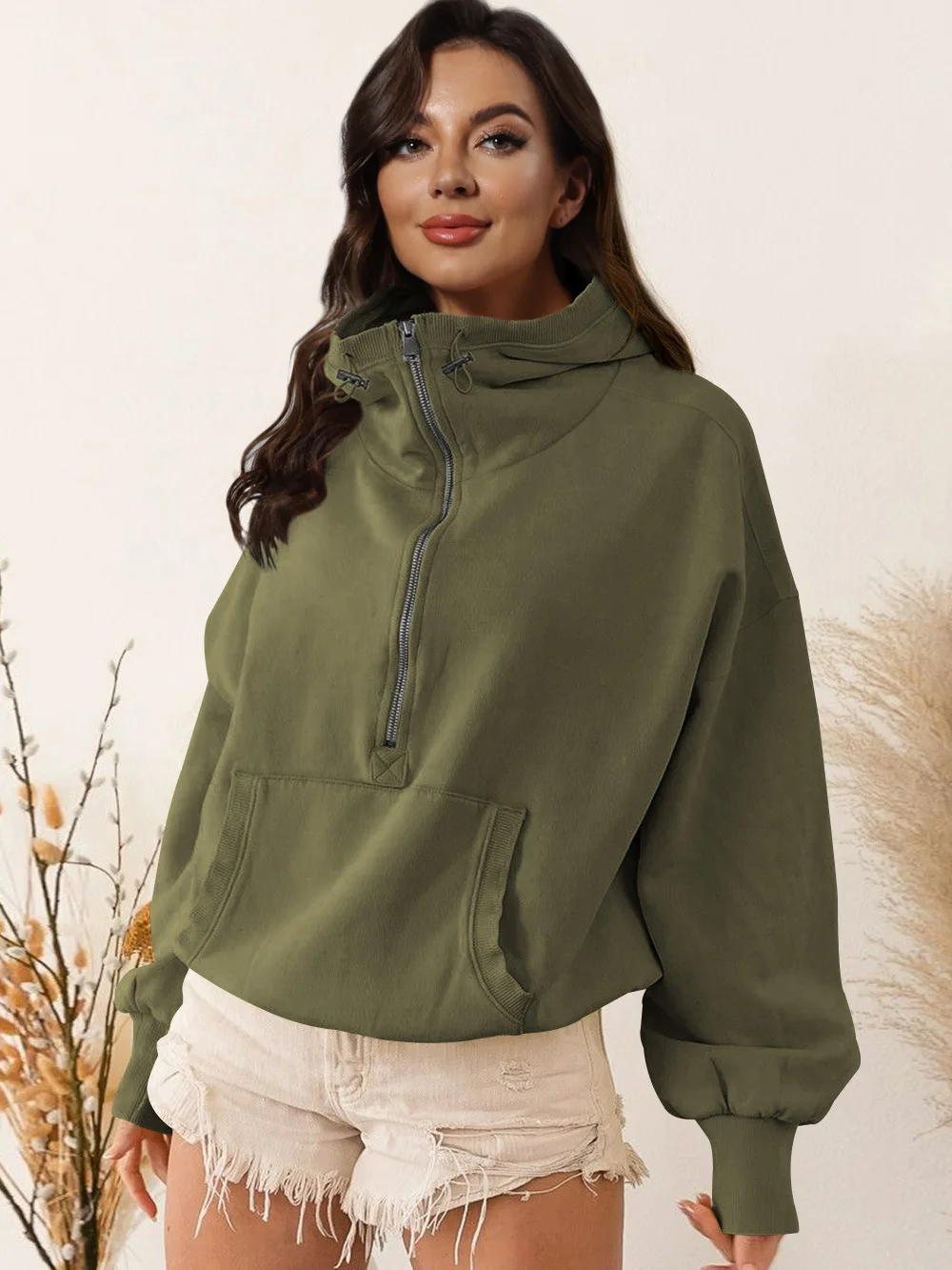 Pull à capuche avec fermeture éclair pour femme, sweat à capuche de sport, manteau à manches longues, Kawaii, Y2K, Wstring de proximité, marque de mode, nouveau