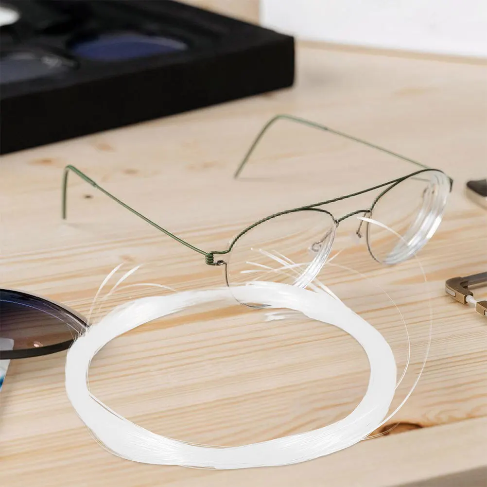 

1 Roll Replacement Nylon String for Glasses Semi-Rimless Frames Eyeglass Fixing Threads Repair Tool Eye Glass Repairing