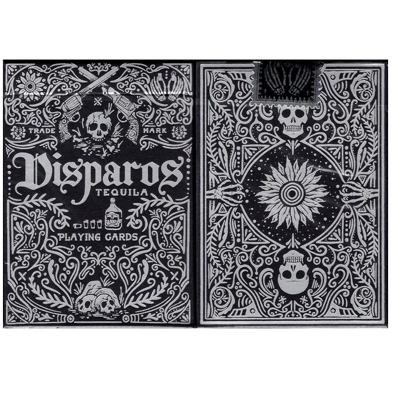 Ellusionist Disparos Czarne karty do gry Tequila Deck Kolekcjonerskie gry karciane do pokera