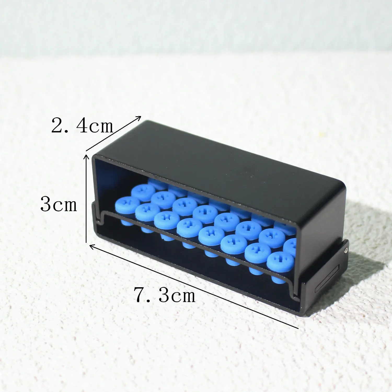Dental 24 Holes Burs Metal Holder  Cleaning Stand Autoclave Sterilizer For High/Low Speed Dental Burs