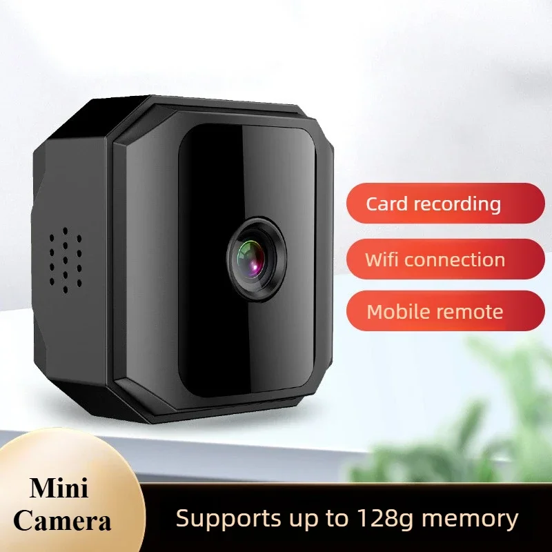 Security Camera HD Mini Camera WiFi APP Remote Monitoring Infrared night vision Lightweight Camcorder Smart Home Surveillance