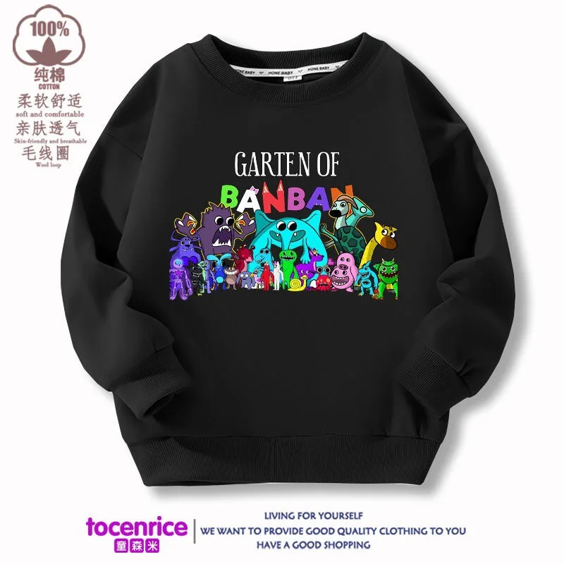 

Children's Sweatshirt Monster Long Sleeve Garten of Banban Class Children's Clothing Fashion Peripheral Trend