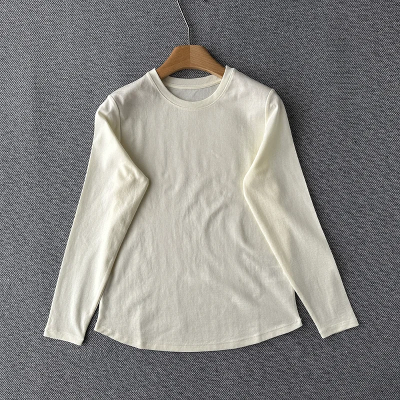 2023 Women's Round Neck Slim Breathable Long Sleeve T-Shirt