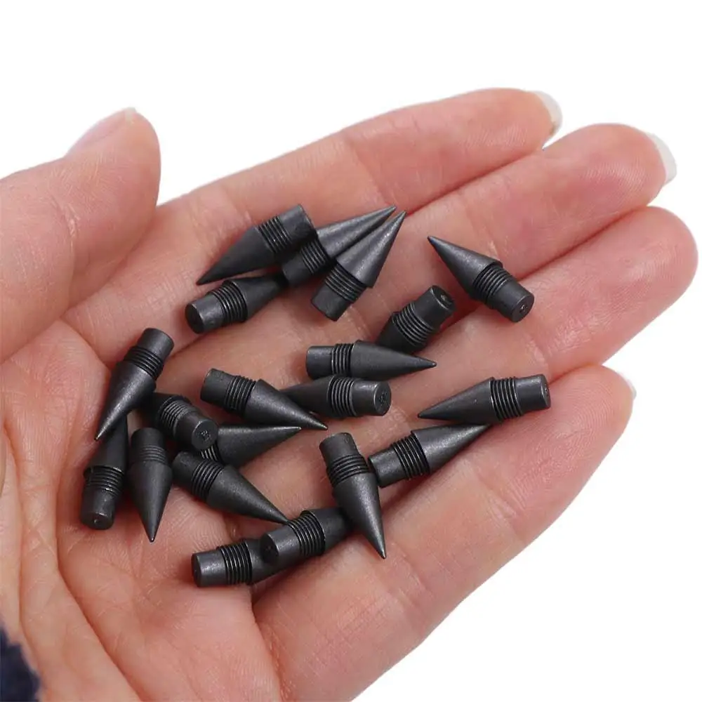 20PCS 0.5mm Refills Inkless Tip Replacement Pen HB Replaceable Head for No Ink Pen Graphite Smooth Writing