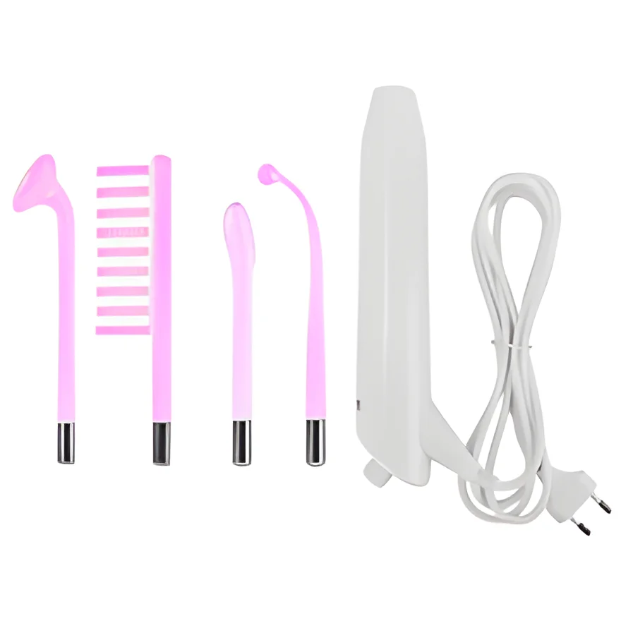 

4 in 1 High Frequency Skin Therapy Machine Portable Handheld for Acne Massage Skin Rejuvenation Tightening Wrinkle Reducing Tool