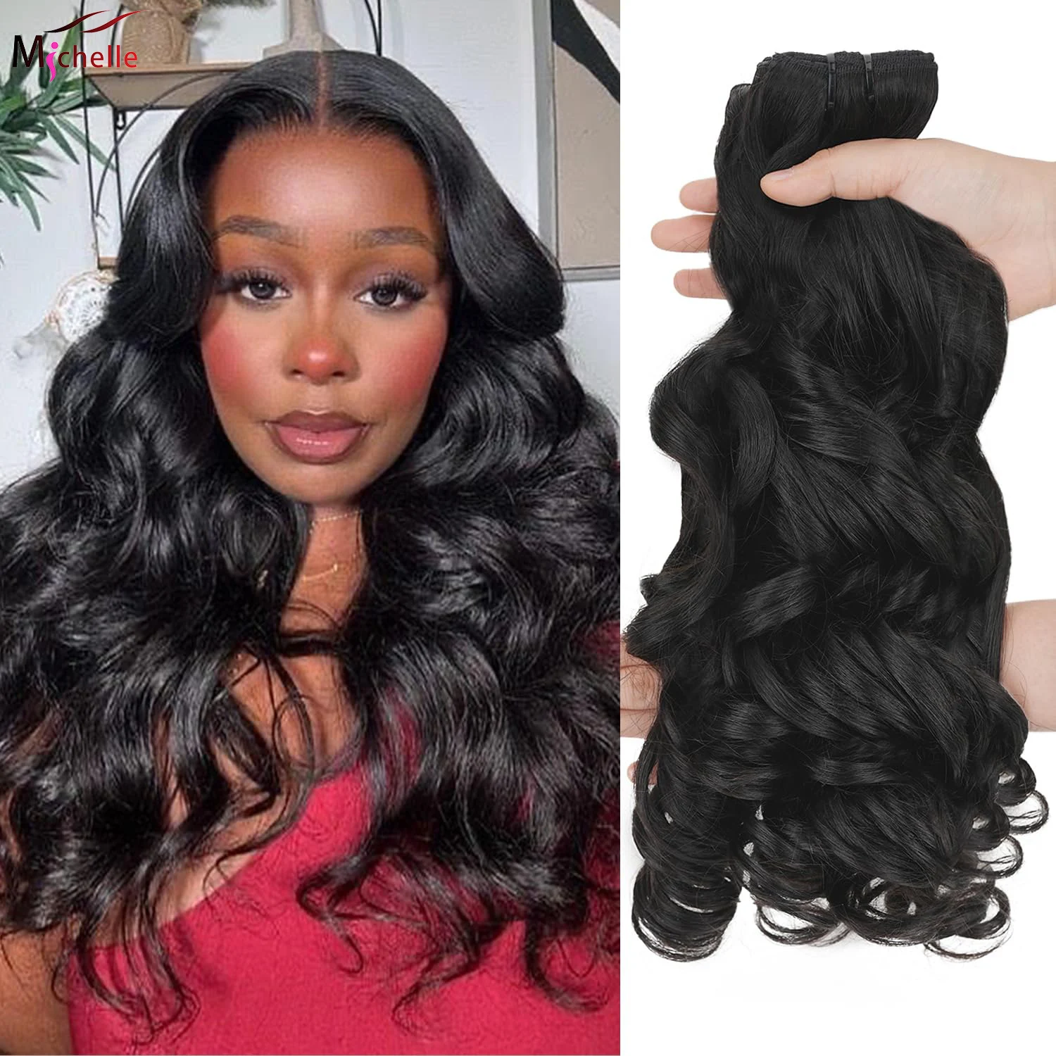 Body Wave Brazilian Clip in Hair Extensions Human Hair 8Pcs Remy Hair Extensions Clip ins for Black Women with 18Clips 120g Clip