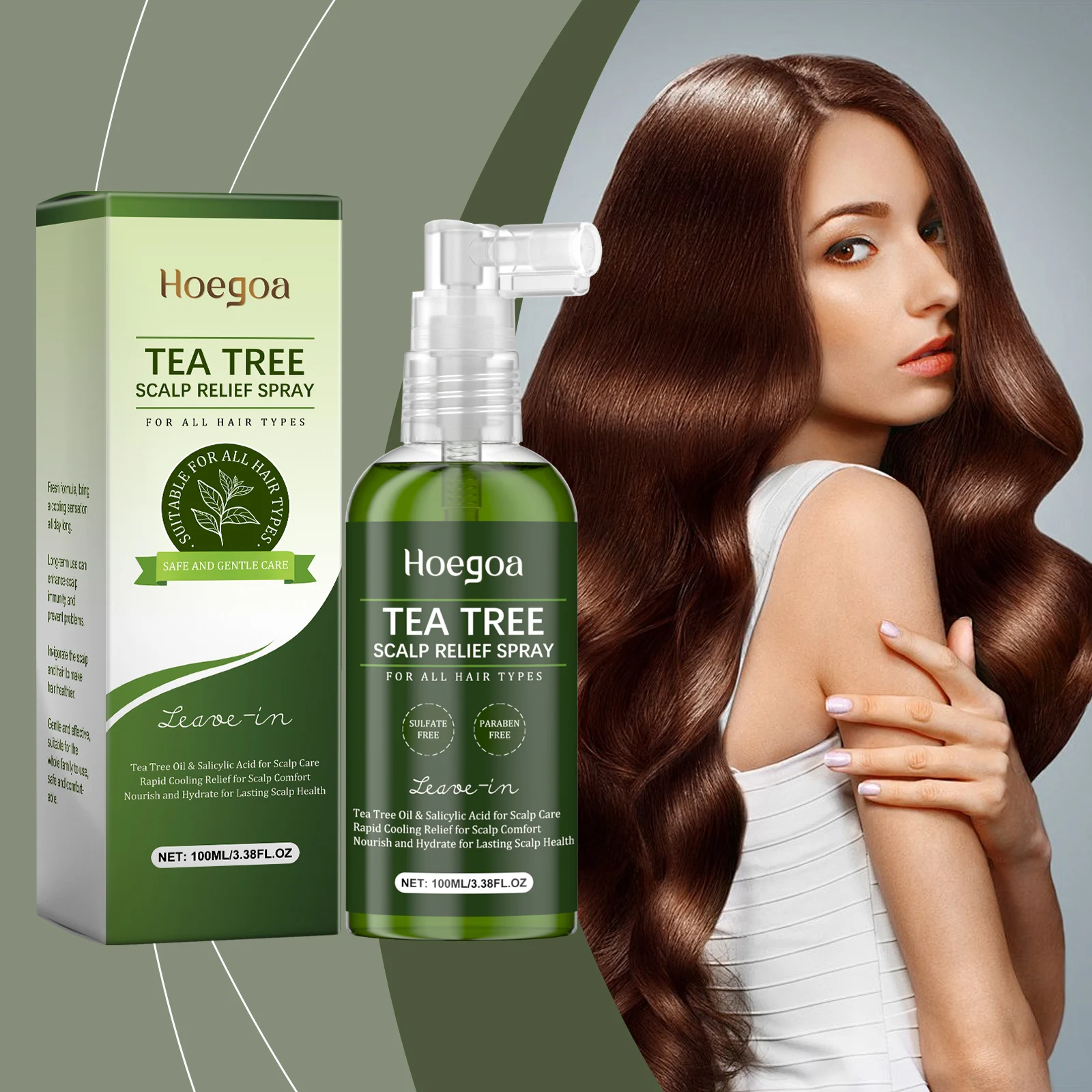 

Scalp Relief & Nourishing Spray Hydrates Hair Enhances Smoothness Relieves Scalp Itchiness Maintains Scalp Freshness & Comfort